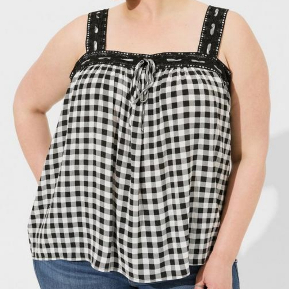 NWT Torrid Checkered Top